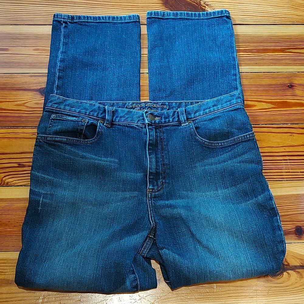 Lauren Jeans Co Ralph Lauren Straight Leg Denim Jeans